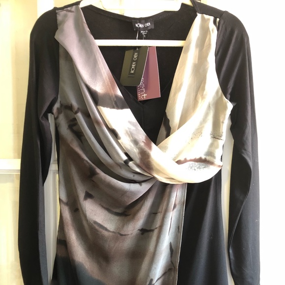 NWT Ronen Chen long sleeve dress - Size 1 (Small) - Picture 8 of 10